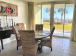 Dining Area opens to double patio